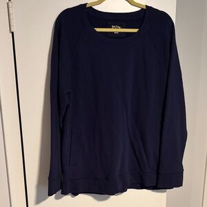 Lilly Pulitzer Navy Sweatshirt Tunic